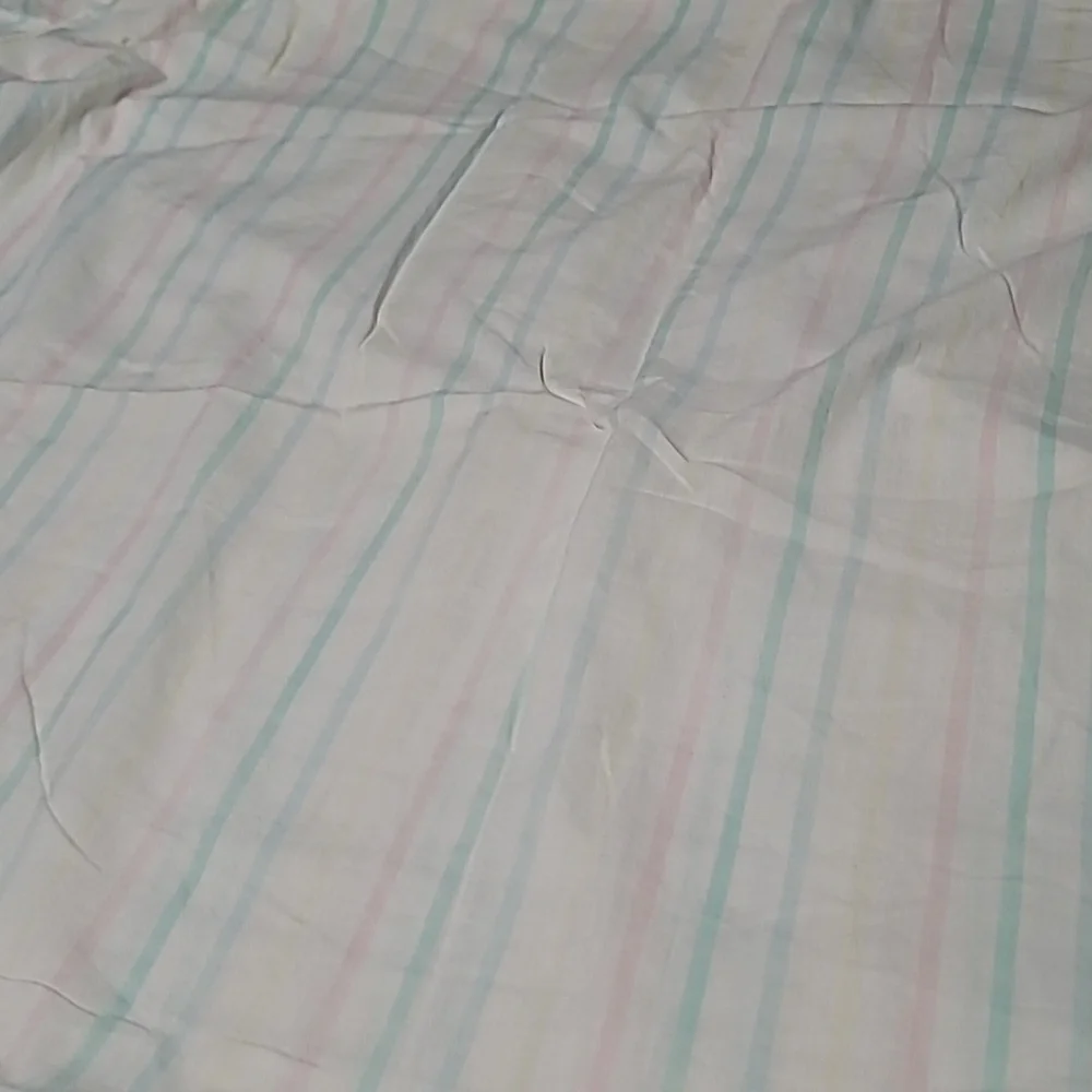 Vintage Pastel Striped Baby Crib Sheet - Pocket Design w/o Elastic‎